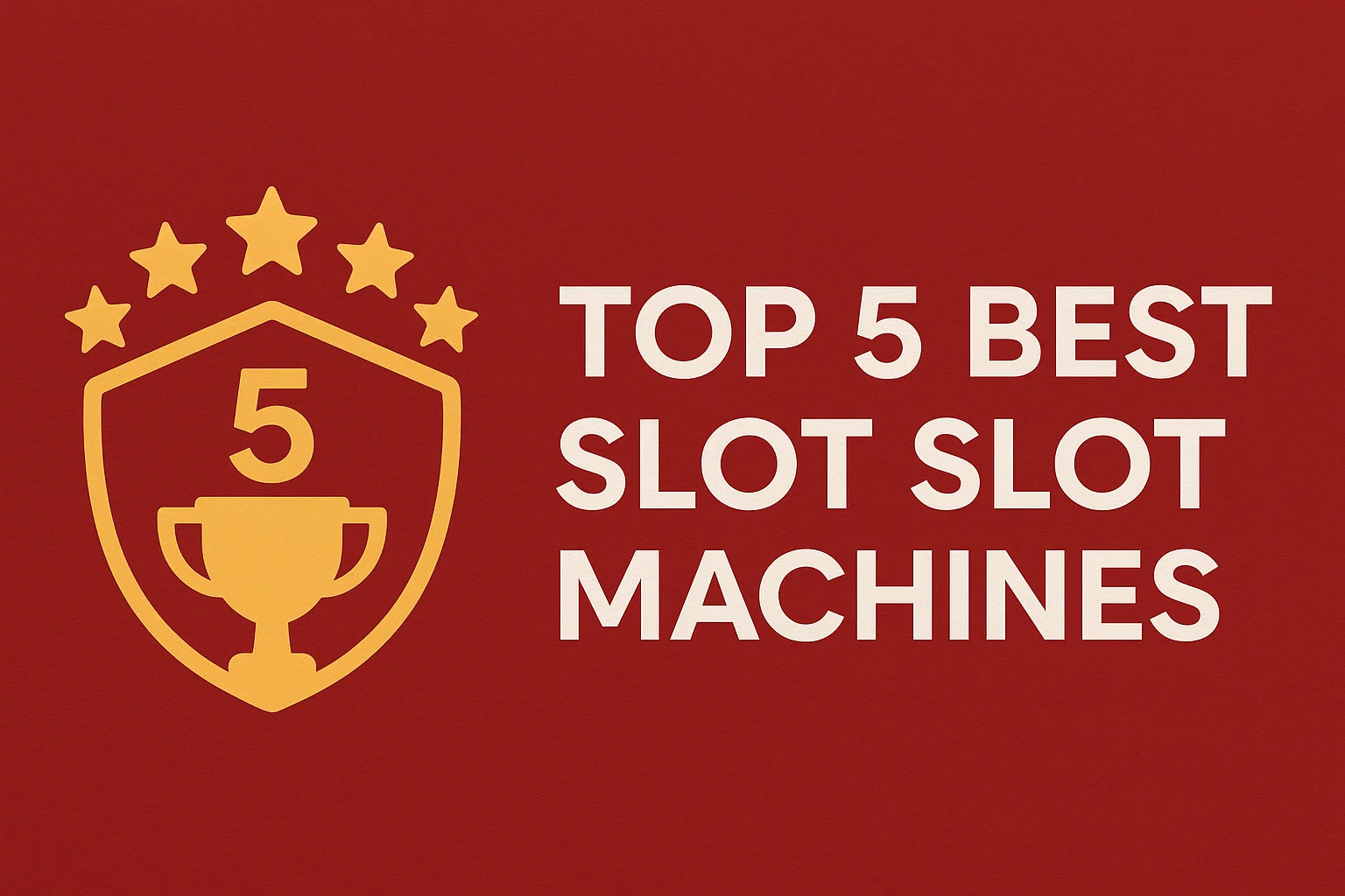TOP 5 Best Slot Machines